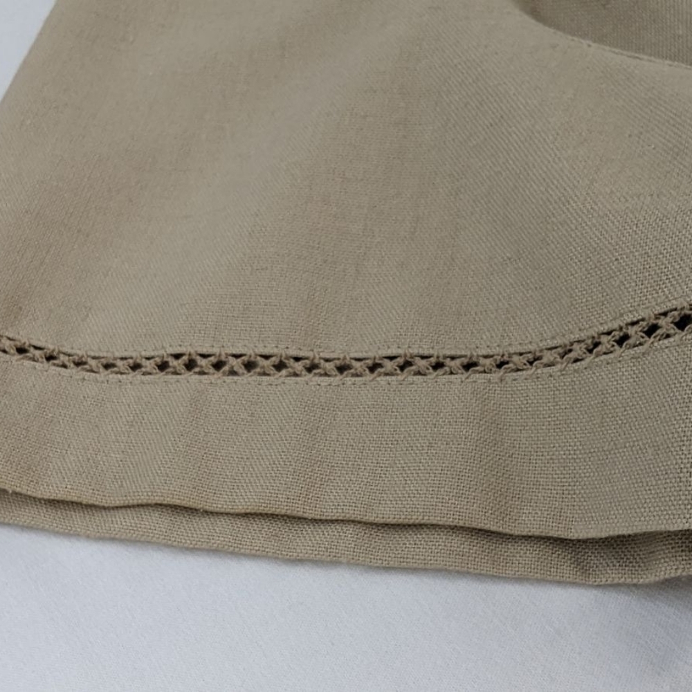 Alfred Dunner Floral stitched button up top with shoulder pads women's size 14P - Picture 10 of 15